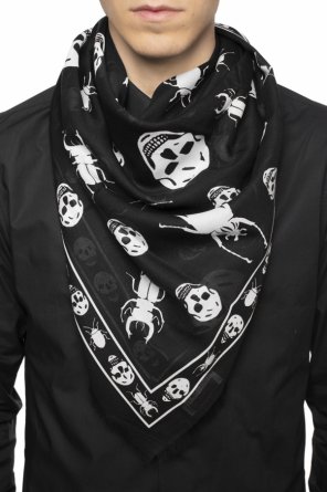 Embroidered scarf, zdjęcie 2 Embroidered scarf od Alexander McQueen